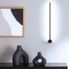 Nowoczesny kinkiet LED | 60cm 10W | Czarna, obrotowa lampa ścienna z regulacją | Lampa LED o barwie 4000K | YG-W002