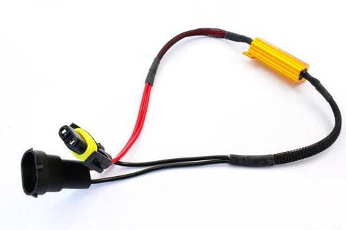 Filtr LED CAN BUS 50W 8Ω - oprawka H8 H9 H11 | D-50W-8-H11
