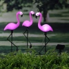 Ogrodowa lampka solarna LED Flamingi 3sz | 51cm, 600mAh | BRD-3IN1