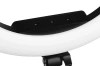 Lampa pierścieniowa z lusterkiem | Lampa pierścieniowa ze statywem | Zestaw z zasilaczem oraz ringiem 60W | M45-60W-B
