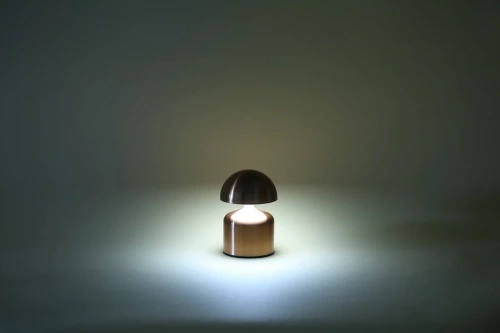 Lampka stołowa LED Grzybek | Bezprzewodowa lampka do hotelu, restauracji | Nocna lampka dotykowa | HJA41-GOLD