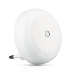 Inteligentna lampka nocna LED z czujnikiem zmierzchu | Lampka nocna do kontaktu  z ciepłym światłem | JL-510