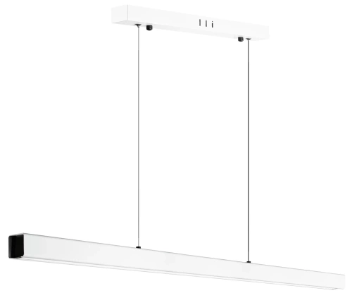 Nowoczesna prostokątna lampa wisząca | sterowanie pilotem | LED | biała | SX41-100CM-40W-W