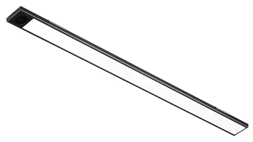 Lampka meblowa z czujnikiem ruchu | Bezprzewodowa lampka nocna z sensorem | Lampka LED podszafkowa 50 cm | HSL-S50CM-BLACK