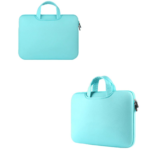 Torba z neoprenu, pokrowiec na laptopa 15,6" | rączki, dwie boczne kieszenie | niebieska | BR04