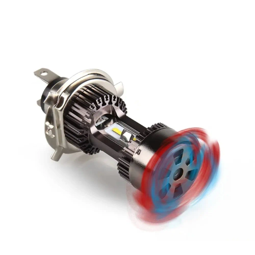 Żarówka motocyklowa LED H4 3200 lm 6000K | Mocne światła mijania i długie 30W  | M8B-H4