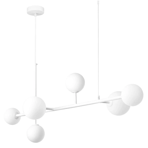 Lampa wisząca z 6 punktami świetlnymi | Stylowy żyrandol | CDL-G610S-WHITE