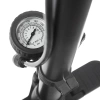 Pompka rowerowa z manometrem Presta Schrader Dunlop 160 PSI | Pompka podłogowa z manometrem i adapterami do opon i piłek | Uniwersalna pompka rowerowa z manometrem 11 bar |  ZY-6138C