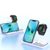 Składana ładowarka bezprzewodowa | Stacja dokująca do iPhone. Apple Watch i AirPods | MD-DK15-15W-W