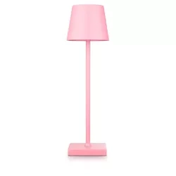 Lampka stołowa z wbudowanym akumulatorem | Dotykowa lampka nocna | HJA28-PINK-1