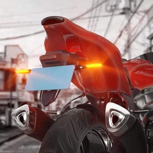 Dynamiczne kierunkowskazy LED do motocykli | 12 diod LED | blister | 4 sztuki | MSL-12LED-04