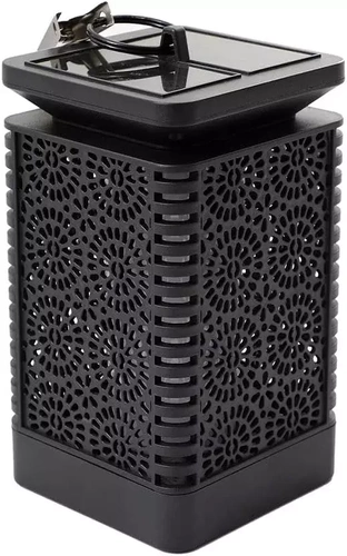 Ogrodowa lampka solarna LED pochodnia lampion latarenka | 17cm 600mAh efekt płomienia | Lampa solarna - pochodnia stołowa SMF-12LED