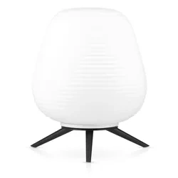 Lampa stołowa z mlecznym kloszem | Szklana lampka nocna | CSD-C2027-W