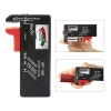 Tester baterii | Analogowy woltomierz | Uniwersalny tester baterii i akumulatorków | | BT-168-BLACK