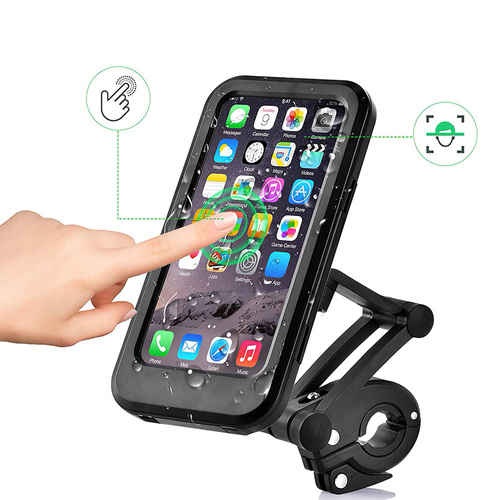 Rowerowy uchwyt na telefon | Wodoodporny, regulowany, na kierownicę | HL-69