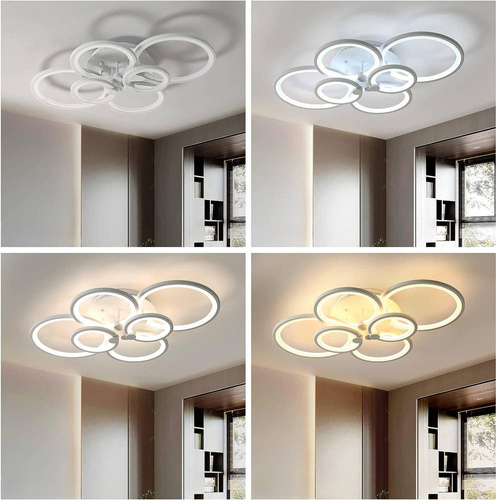 Wieloczęściowa Nowoczesna lampa wisząca | LED | Czarna | RLG-C72W-W
