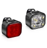 Zestaw lampek rowerowych USB LED przód + tył |  Wodoodporne oświetlenie rowerowe | BK-L325
