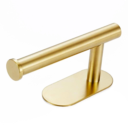 Złoty uchwyt do papieru | Samoprzylepny wieszak na papier toaletowy | JZU-304-GOLD