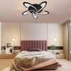 Nowoczesna lampa sufitowa | Plafon LED | Czarna | Lampa sufitowa RLF-C55W-B