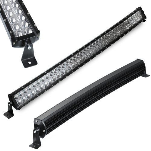 LB-GB-240-C | Zakrzywiona Lampa robocza 240W Light Bar prostokątna CREE | ŁUK