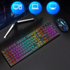 Zestaw gamingowy klawiatura i myszka, podświetlenie LED RGB, USB | TF270