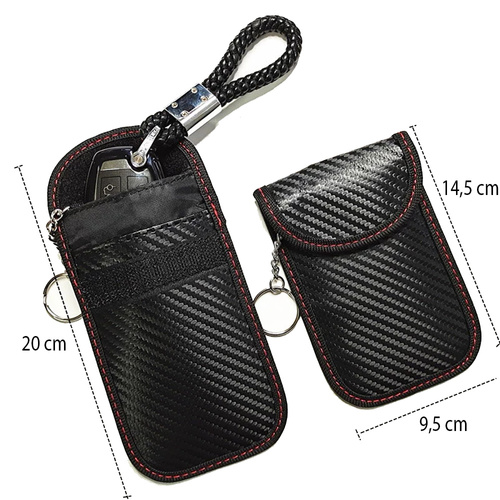 Pokrowiec na kluczyki samochodowe z blokadą RFID | RF1806