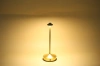 Lampa stołowa z wbudowanym akumulatorem | Lampa nocna z trzema barwami świecenia | Nastrojowa lampka do hotelu, restauracji | HJA32-SILVER