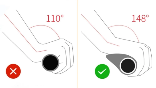 Ergonomiczne chwyty rowerowe 22.2 mm | Antypoślizgowe, amortyzujące, wygodne gripy na kierownicę | FD187-BR