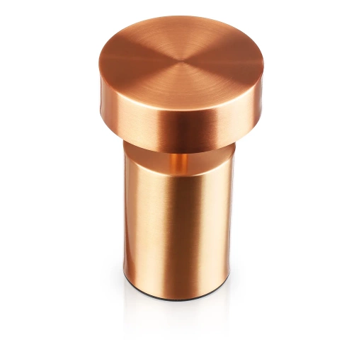 Bezprzewodowa lampka stołowa | Dotykowa lampka nocna z regulowaną barwą światła | Lampka GRZYBEK USB | HJA29-ROSEGOLD