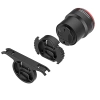 Inteligentna tylna lampka rowerowa | Oświetlenie LED z czujnikiem hamowania  |  Wodoodporna tylna lampka rowerowa LED IP65 z funkcją hamowania i ładowaniem USB | WD-SR