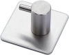 Srebrny haczyk na ubrania, ściereczki, ręczniki | Samoprzylepny uchwyt na akcesoria kuchenne | BXG-4PCS-SILVER