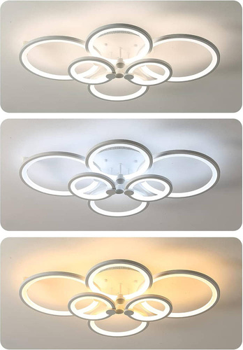 Wieloczęściowa Nowoczesna lampa wisząca | LED | Czarna | RLG-C72W-W