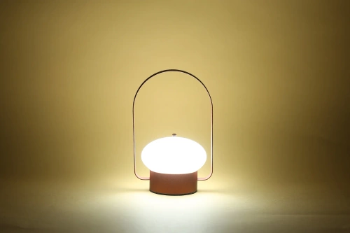 Stylowa lampka stołowa LED | Lampa dotykowa z wbudowanym akumulatorem | JX22-RED