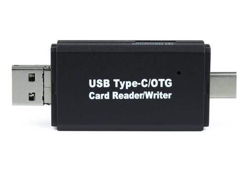 Czytnik kart pamięci SD, microSD | USB, micro USB, USB typ C | USB OTG | CR-023