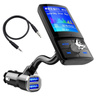 Wielofunkcyjny transmiter FM do samochodu | 5w1 | BC43-Black