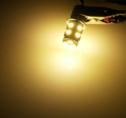 WW Żarówka samochodowa LED BA15S 13 SMD 5050 Biała ciepła