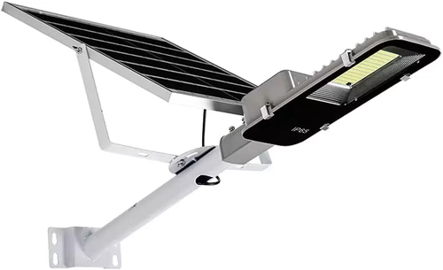 Uliczna latarnia, lampa solarna LED 800W | 8Ah, IP65, 118 LED SMD5730 | duży panel słoneczny 6V/12W | Pilot | LDT-B118