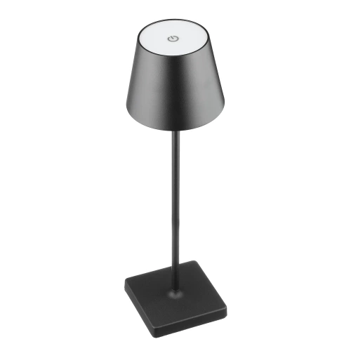 Lampka stołowa z wbudowanym akumulatorem | Dotykowa lampka nocna | HJA18-BLACK