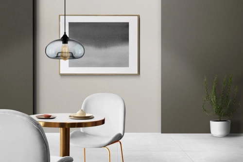 Nowoczesna szklana lampa wisząca | Dymiona | GB-D28-Grey