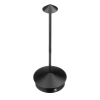 Lampa stołowa z wbudowanym akumulatorem | Lampa nocna z trzema barwami świecenia | Nastrojowa lampka do hotelu, restauracji | HJA32-BLACK