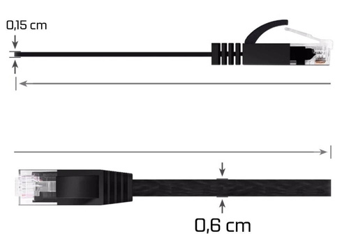 Ethernet Kabel Cat 6a | Hochgeschwindigkeits- Gigabit RJ45 LAN Netzwerkkabel | 3M Internet Patchkabel | Cat6a-3M