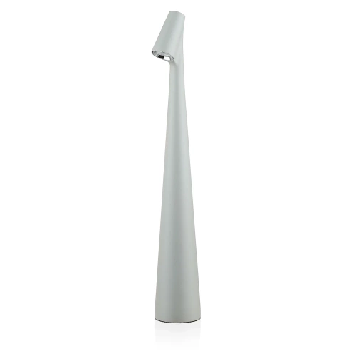 Lampa stołowa 33,5cm | Bezprzewodowa lampka nocna z wbudowanym akumulatorem | Lampka z dotykowym sterowaniem | HMS-355-GREY