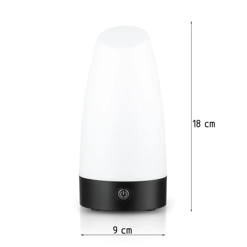 Dotykowa lampka stołowa LED- barwa świcenia biała ciepła | Bezprzewodowa lampka nocna | YG-D017-Yellow