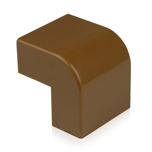 Łącznik kątowy do listwy maskującej 40x20mm | brązowy | CDT-03