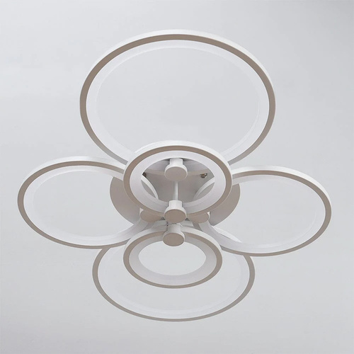 Wieloczęściowa Nowoczesna lampa wisząca | LED | Czarna | RLG-C72W-W