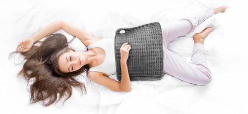 Mata grzewcza, elektryczny termofor na plecy, mięśnie, stawy 30 x 60 cm | HPD-3060-Grey