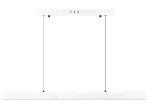 Nowoczesna prostokątna lampa wisząca | sterowanie pilotem | LED | biała | SX41-80CM-32W-W