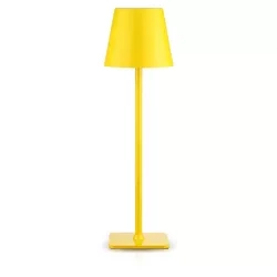 Lampka stołowa LED | Bezprzewodowa lampka nocna | Dotykowa lampka do hotelu, restauracji | HJA20-YELLOW