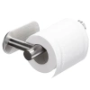 Srebrny uchwyt do papieru | Samoprzylepny wieszak na papier toaletowy | JZU-304-SILVER