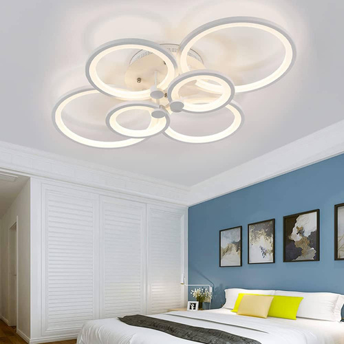 Wieloczęściowa Nowoczesna lampa wisząca | LED | Czarna | RLG-C72W-W